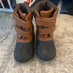 GAP Kids Brown and Black snow Boots
